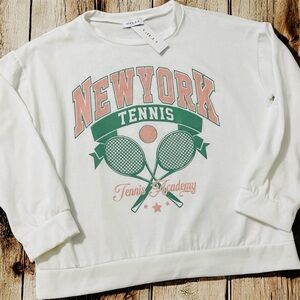 GILLI NEW YORK TENNIS' GRAPHIC SWEATSHIRT -L